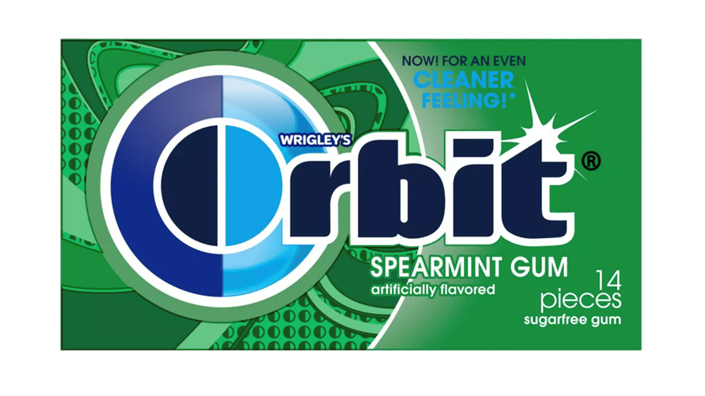 Orbit Spearmint Sugar Free Gum 14ct (BEST BY: OCT 25)