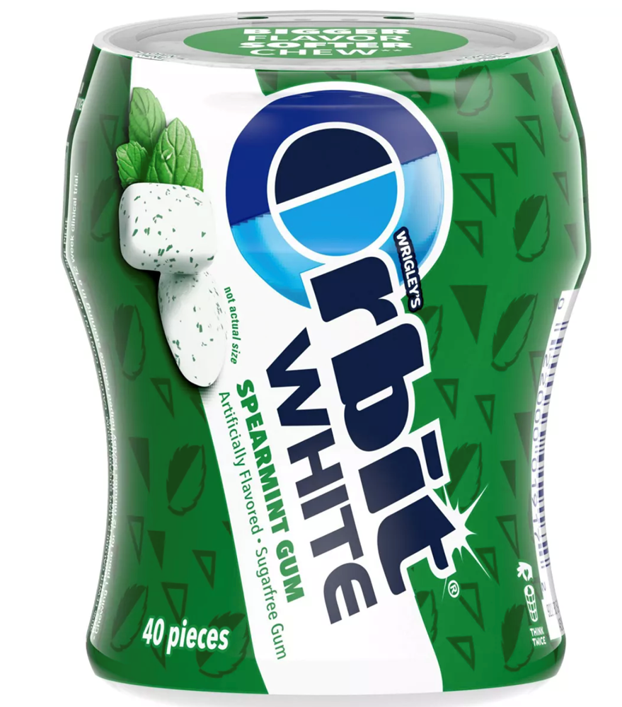 Orbit White Spearmint Sugar Free 40ct