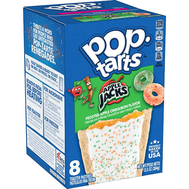Pop Tarts Frosted Apple Jacks 8 Pack (BEST BY: JAN 25)