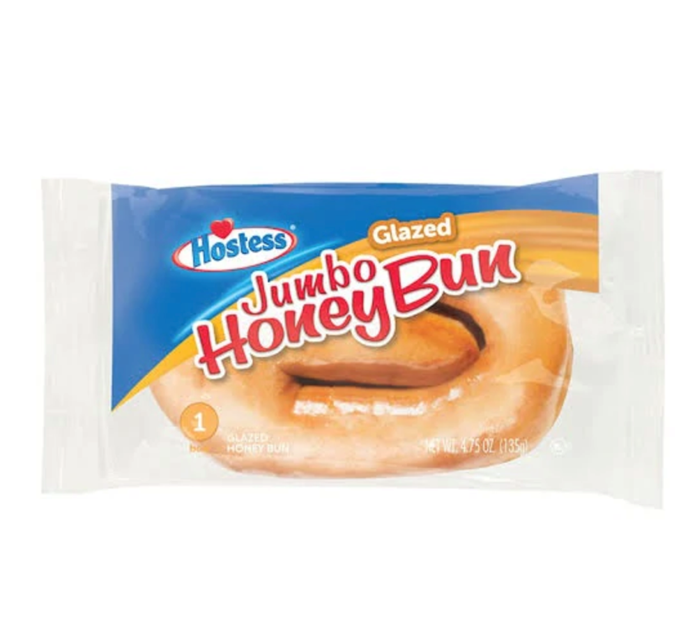 Hostess Glazed Jumbo Honey Bun 4oz