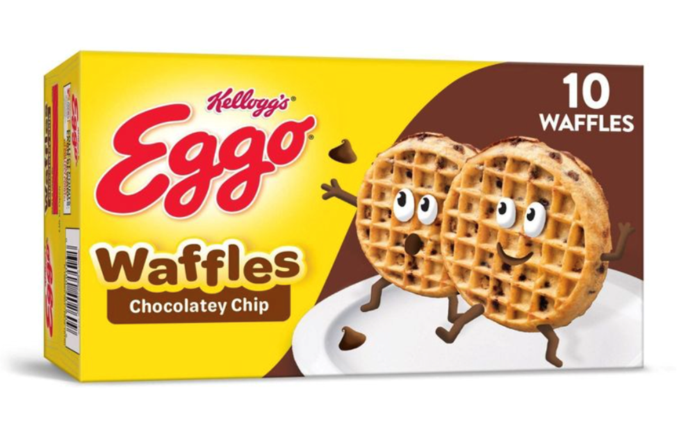 Eggo Chocolatey Chip Waffles 12.3oz [Click & Collect Only]