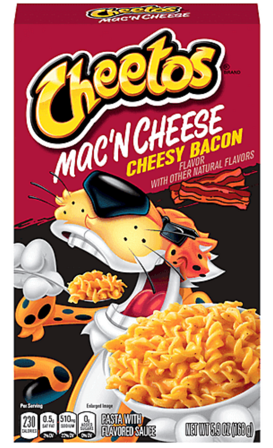 Cheetos Mac & Cheese Cheesy Bacon 5.9oz (BEST BY: MAR 2025)