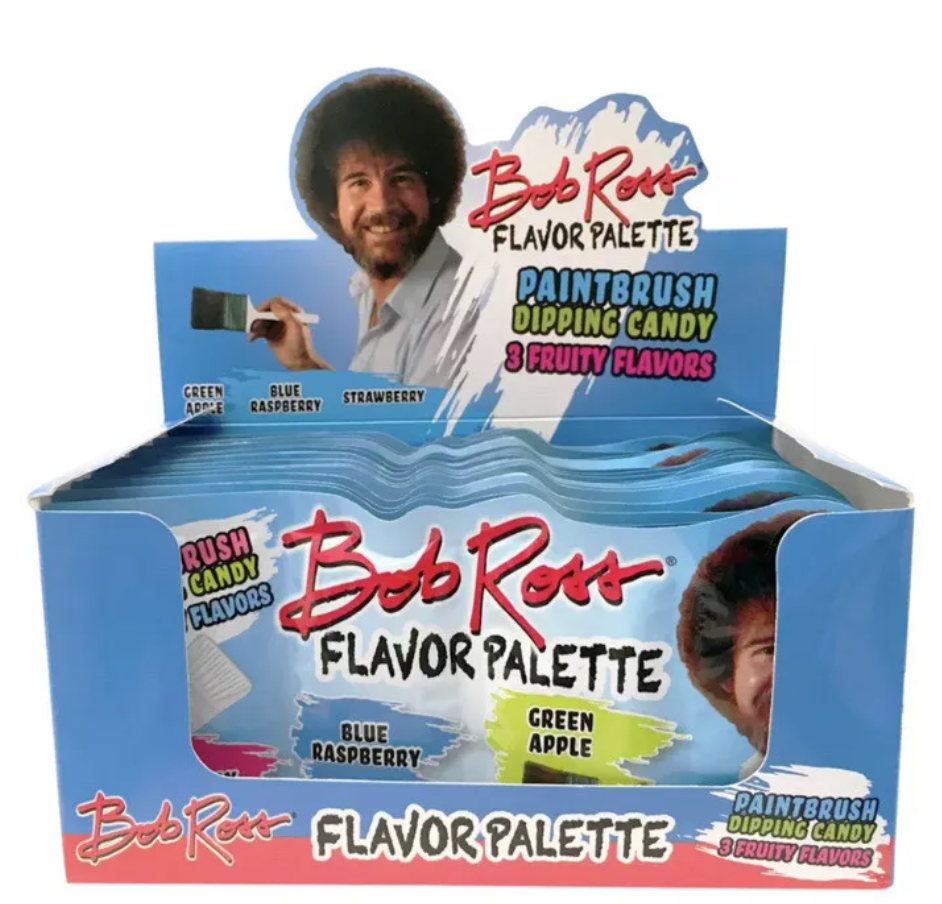 Bob Ross Flavour Palette Paintbrush Dipping Candy 0.85oz