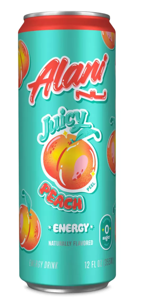 Alani Nu Energy Juicy Peach 12oz