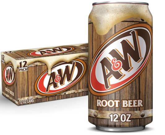 A&W Root Beer 12 Pack / 12oz cans