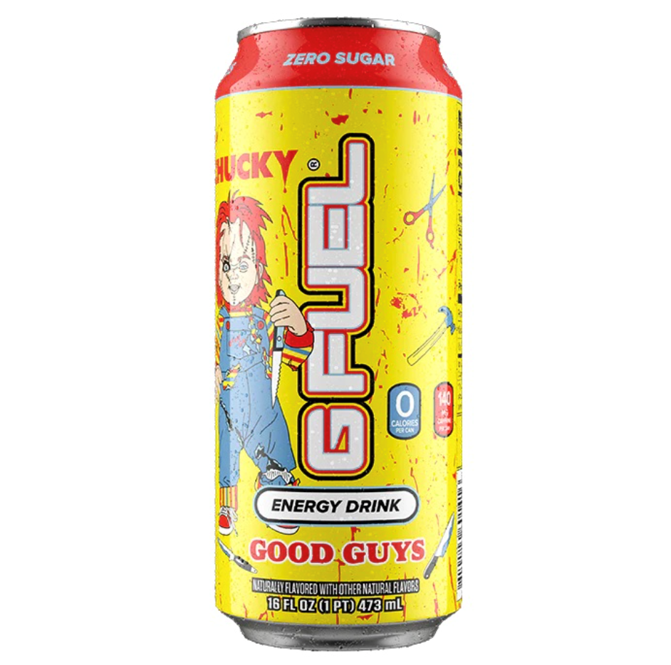 G FUEL Chucky Horror Series Energy Drink 16oz