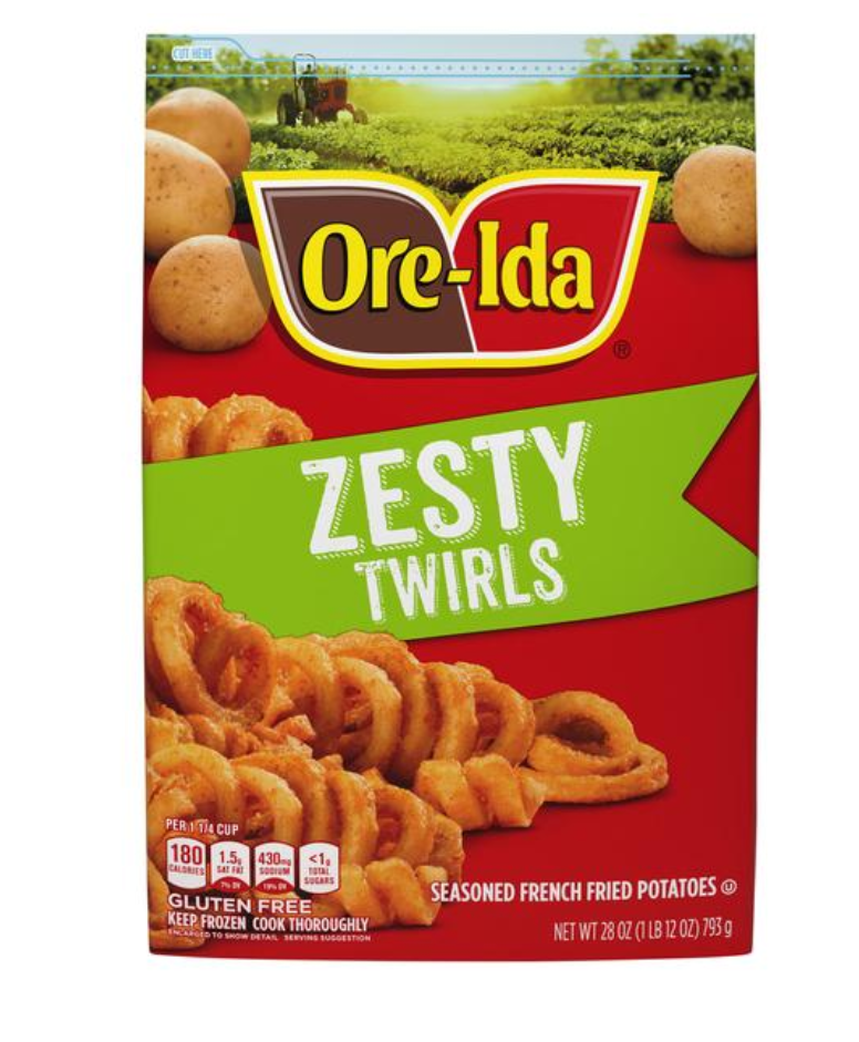ORE-IDA ZESTY TWIRL FRIES  28OZ [Click & Collect Only]