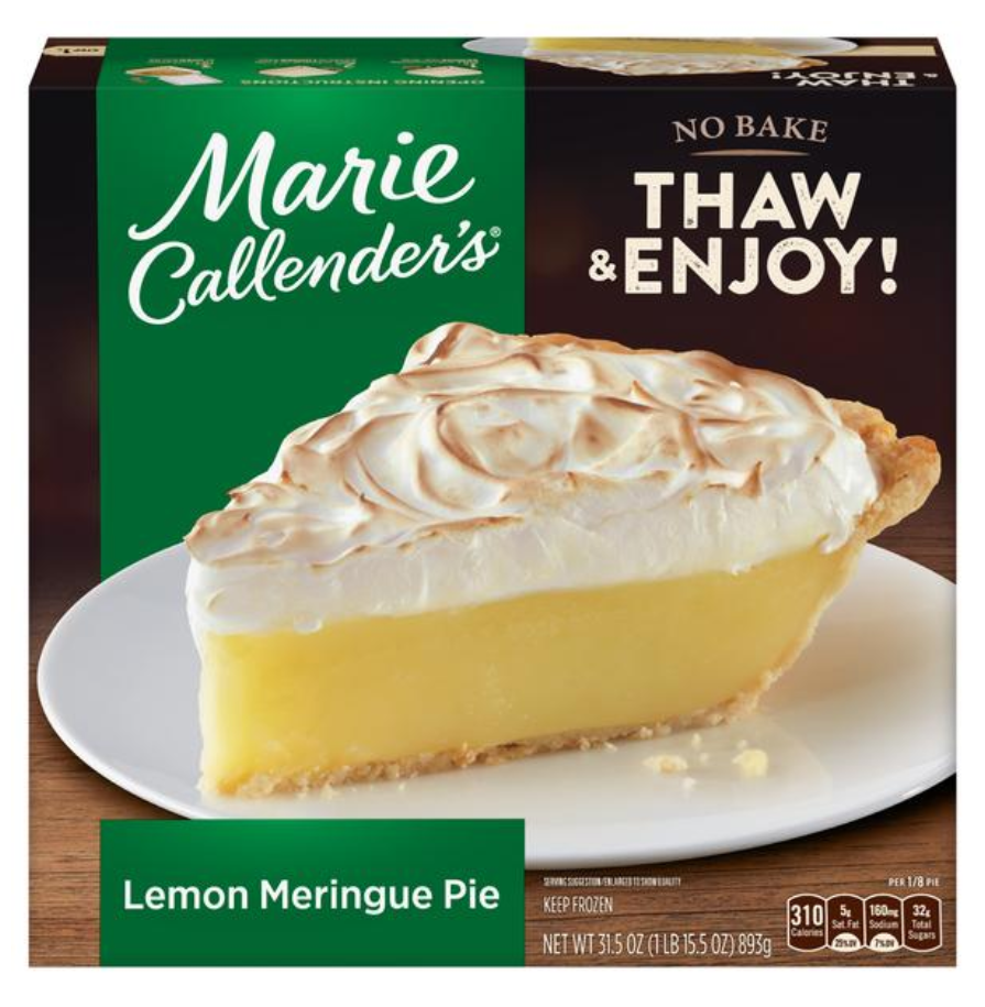 Marie Callender's Lemon Meringue Pie 31.5oz [Click and Collect Only]