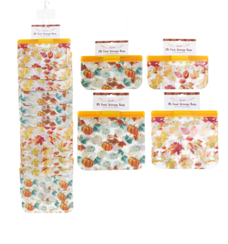 Harvest Reusable Food Storage Bag Assorted