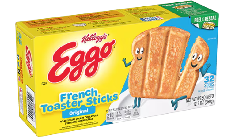 Eggo's French Toast Sticks Cinnamon 12.7oz [Click & Collect]