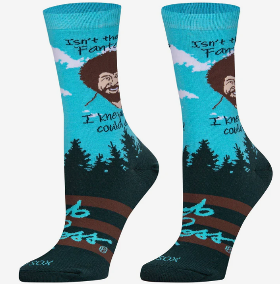 Bob Ross You Can Do It Socks 1 Pair
