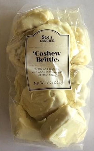 See's Candies Cashew Brittle Bag 8oz