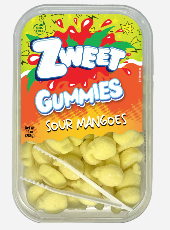Zweet Gummies Sour Mangoes 10oz