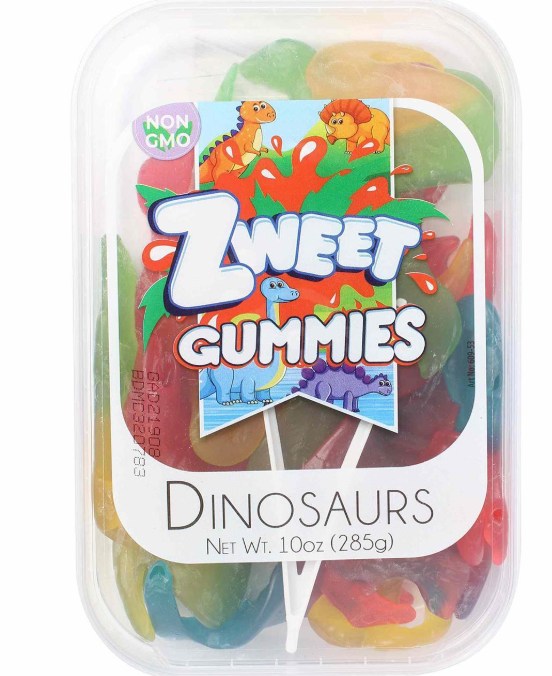 Zweet Gummies Dinosaurs 10oz