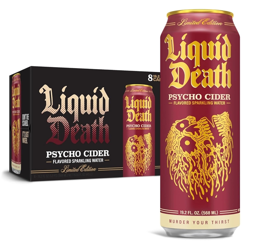 Liquid Death Death Psycho Cider 8 Pack/ 19.2oz