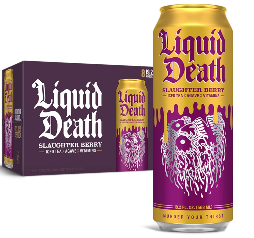 Liquid Death Slaughter Berry 8 Pack / 19.2oz