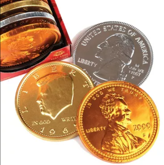 Fort Knox Medallions Assorted Chocolate Coins 2oz