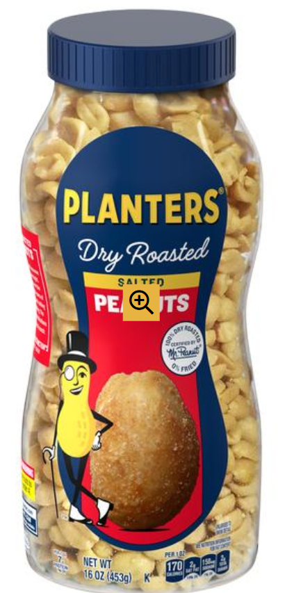 Planters Dry Roasted Peanuts 16oz