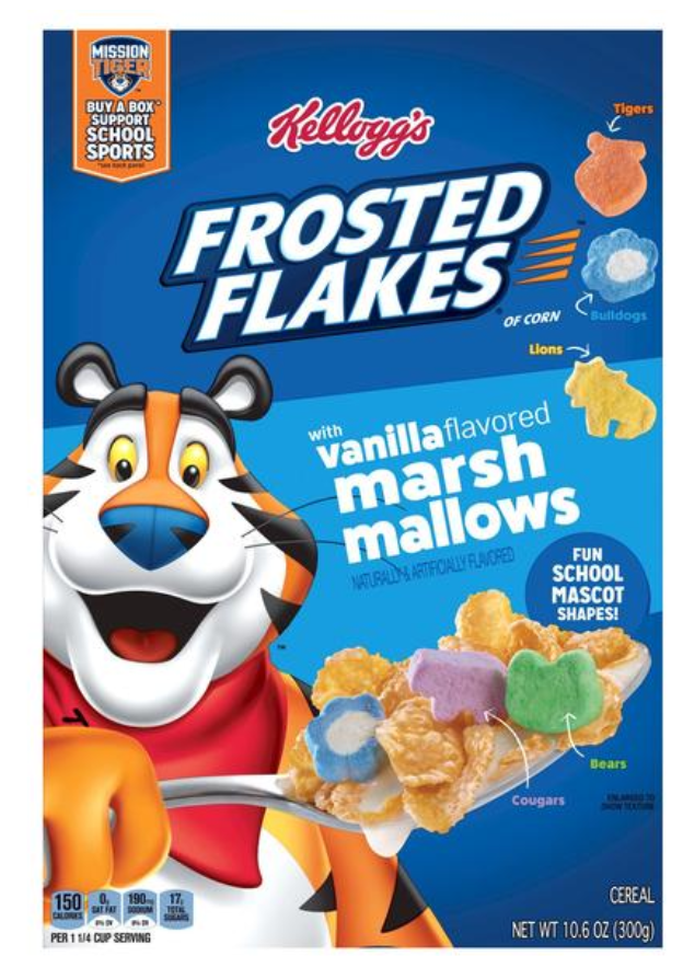 Kellogg's Frosted Flakes With Vanilla Marshmallows 10.6oz