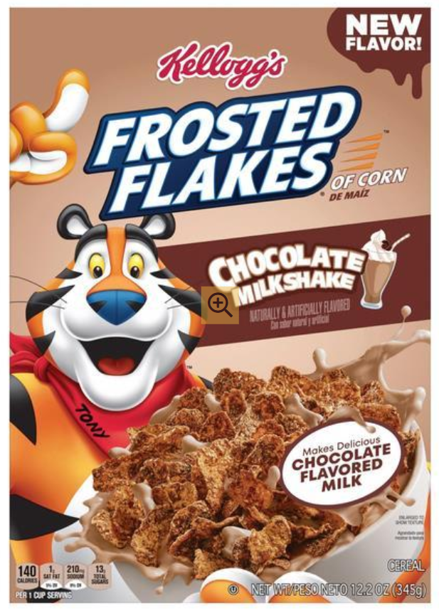 Kellogg's Frosted Flakes Chocolate Milkshake 12.2oz