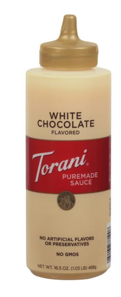Torani White Chocolate Sauce 16.5oz