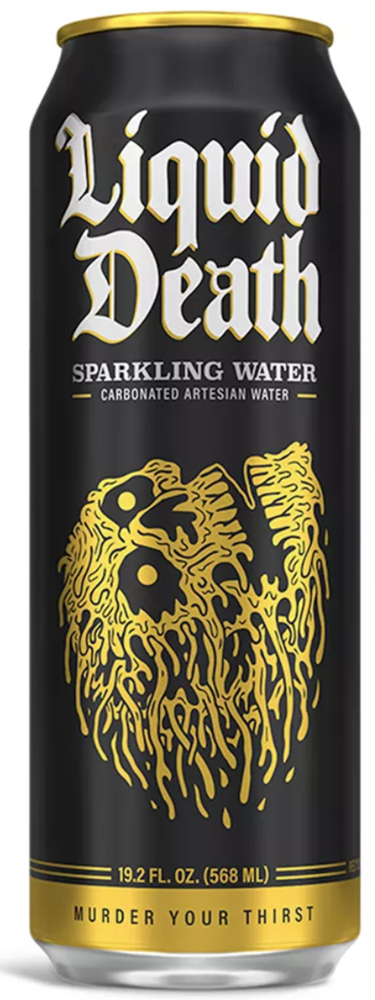 Liquid Death Sparkling Mountain Water 8 Pack/ Can 19.2oz