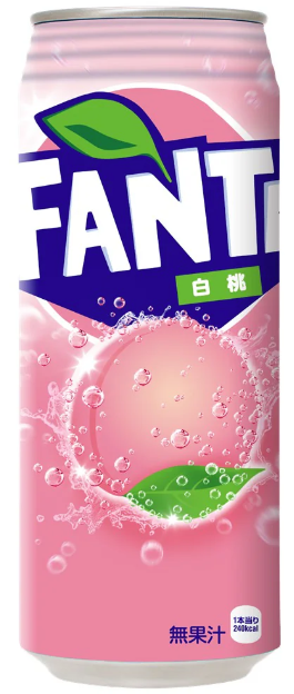 Japanese Fanta White Peach 16oz