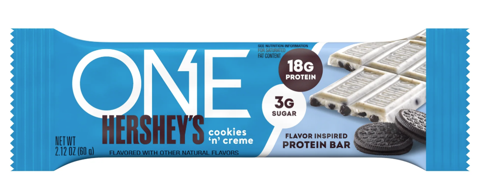 ONE Hershey Cookies n Creme Flavored Protein Bar 60g