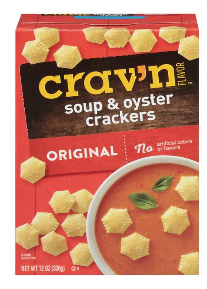 Crav'n Flavor Original Soup & Oyster Crackers 12oz