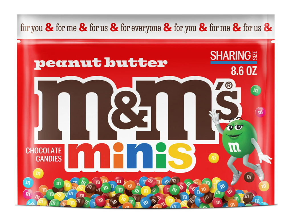 M&M's Mini's Peanut Butter Sharing Size Pouch 8.6oz