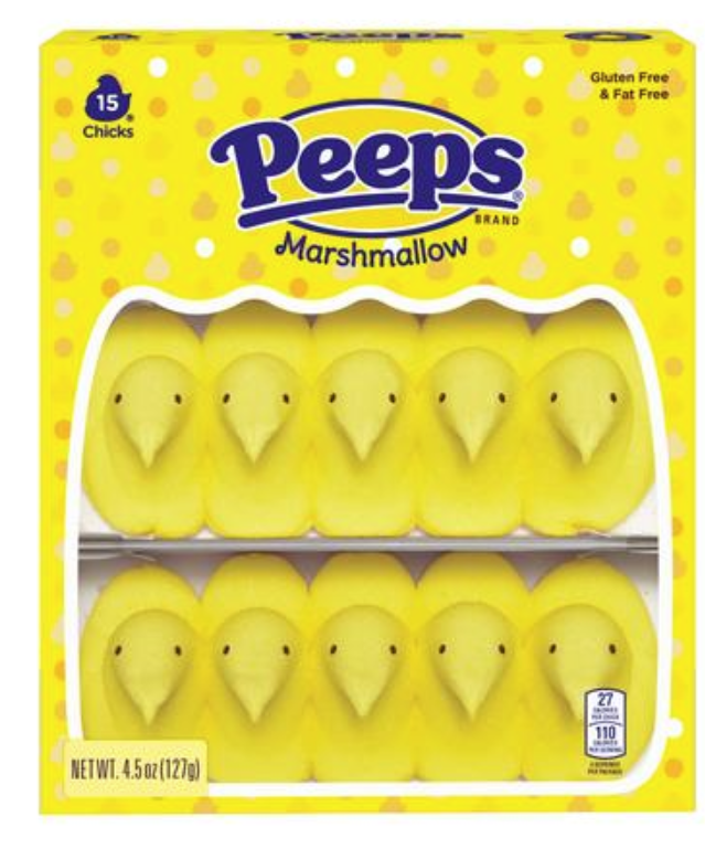 Peeps Yellow Marshmallow Chicks 15ct