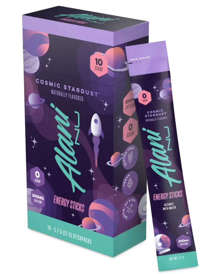 Alani Nu Energy Cosmic Stardust Energy Sticks 10pk