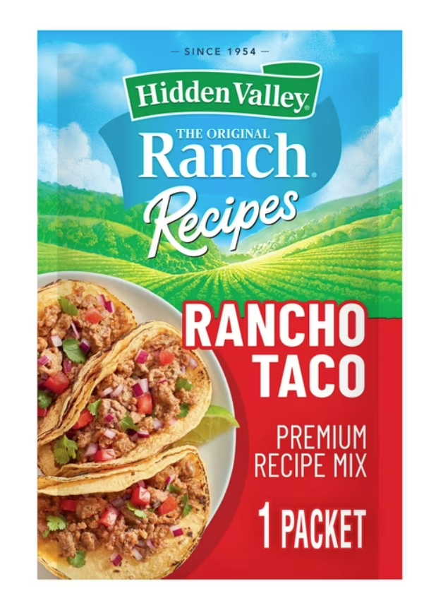 Hidden Valley Ranch Rancho Taco Seasoning Mix 1oz