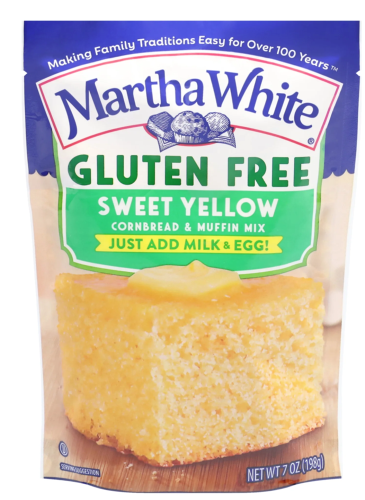 Martha White Yellow Gluten Free Sweet Cornbread Muffin Mix 7oz