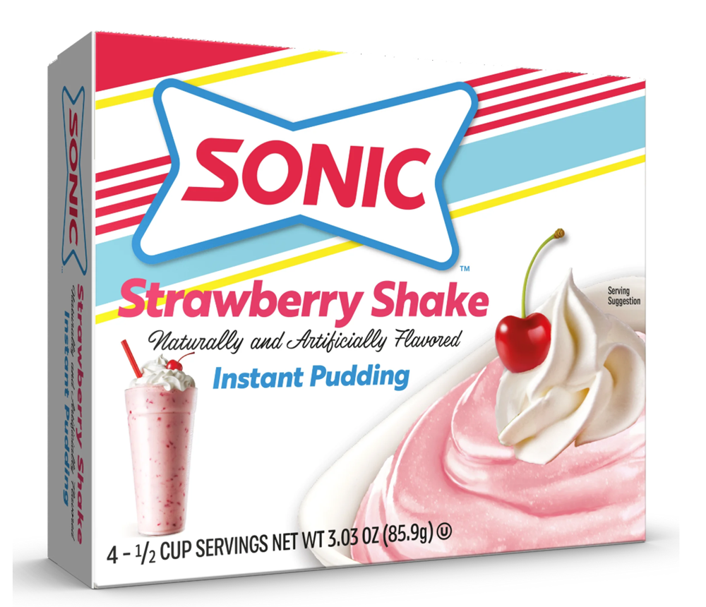 Sonic Strawberry Shake Instant Pudding Mix 3.3oz