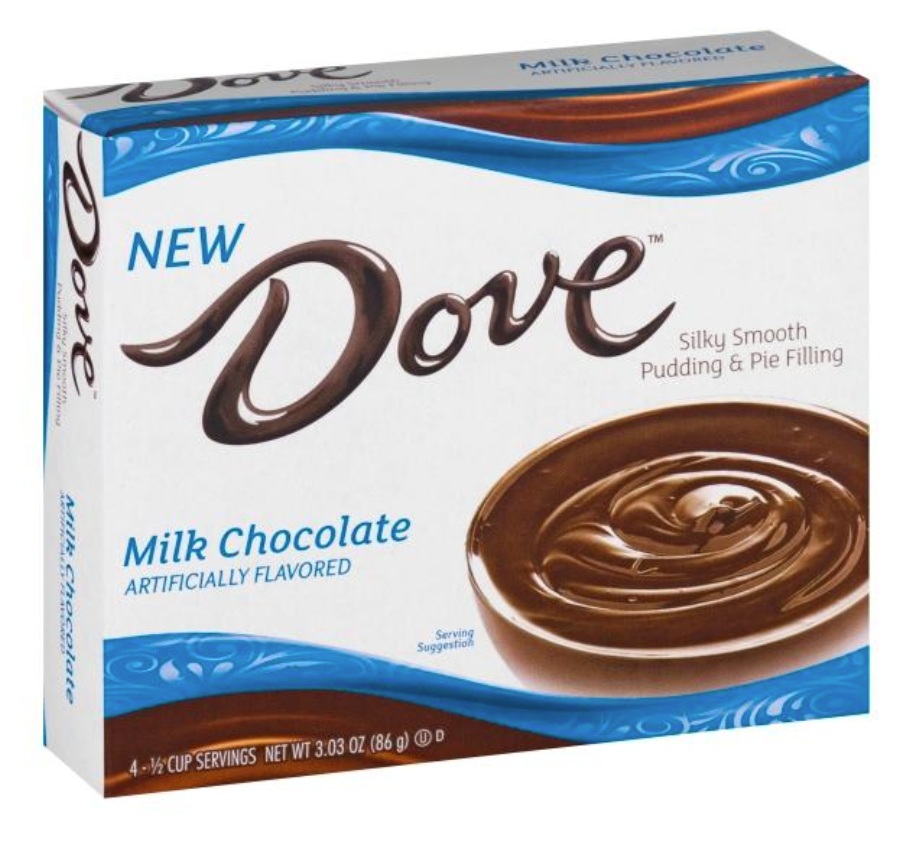 Dove Milk Chocolate Pudding Mix 3.3oz