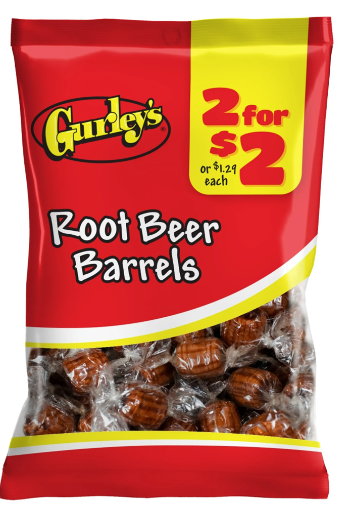 Gurley's Root Beer Barrels 2.75oz