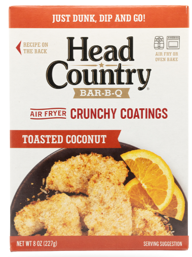 Head Country Air Fryer Crunchy Coatings Toasted Coconut 8oz