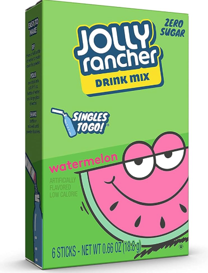Jolly Rancher Watermelon Drink Mix 6pk