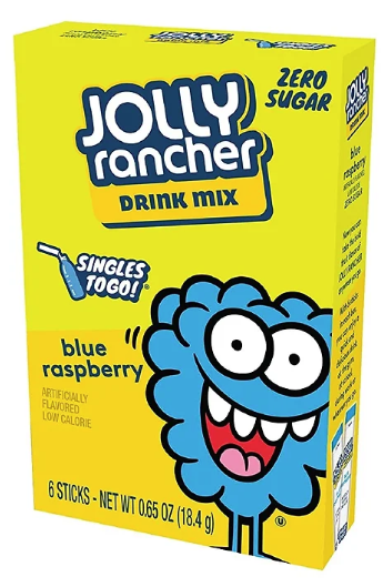 Jolly Rancher Blue Raspberry Drink Mix 6pk