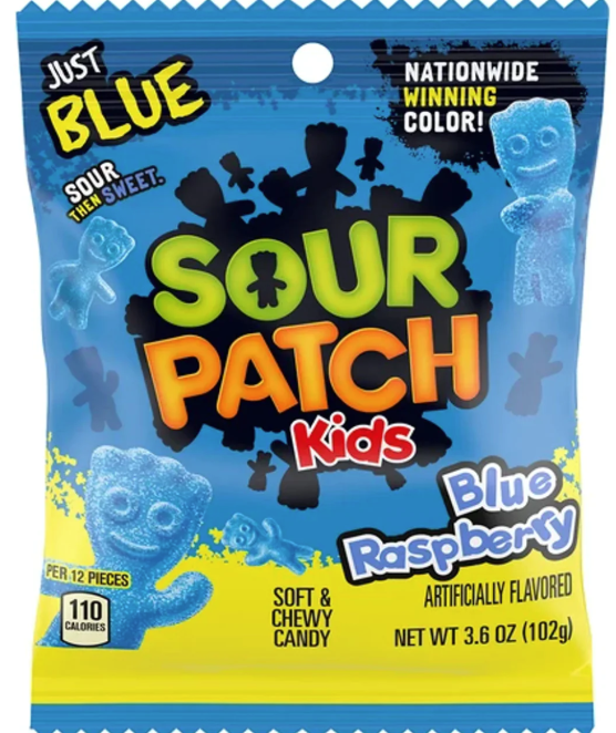Sour Patch Kids Blue Raspberry 3.6oz