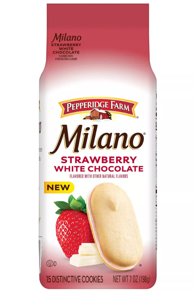 Pepperidge Farm Milano Strawberry White Chocolate 7oz (BEST BY: DEC 2025)