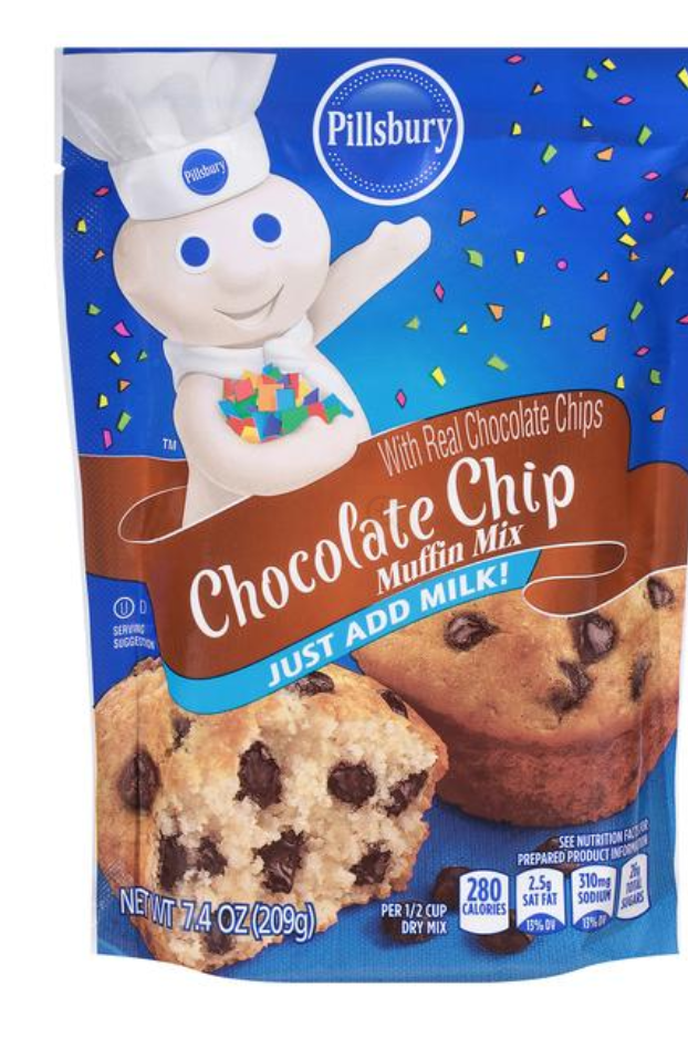 Pillsbury Chocolate Chip Muffin Mix 7.4oz