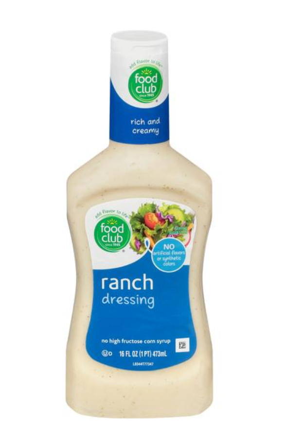Food Club Ranch Dressing 16oz