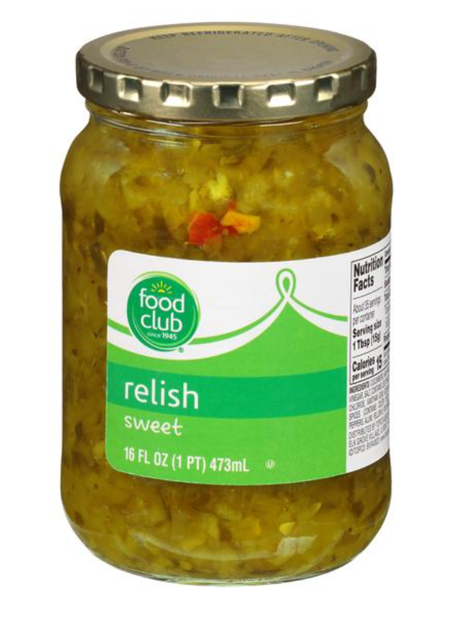 Food Club Sweet Relish 16oz