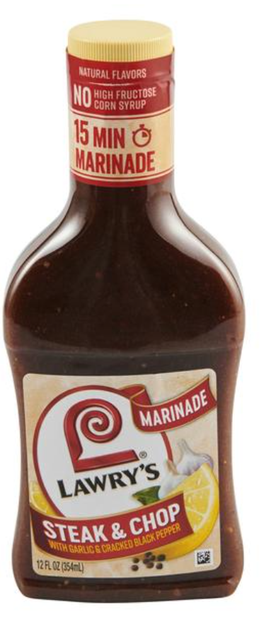 Lawry's Steak & Chop Marinade 12oz (BEST BY: APR 2026)