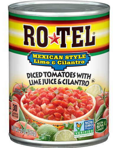 Rotel Mexican Festival Diced Tomatoes with Lime Juice & Cilantro 10oz