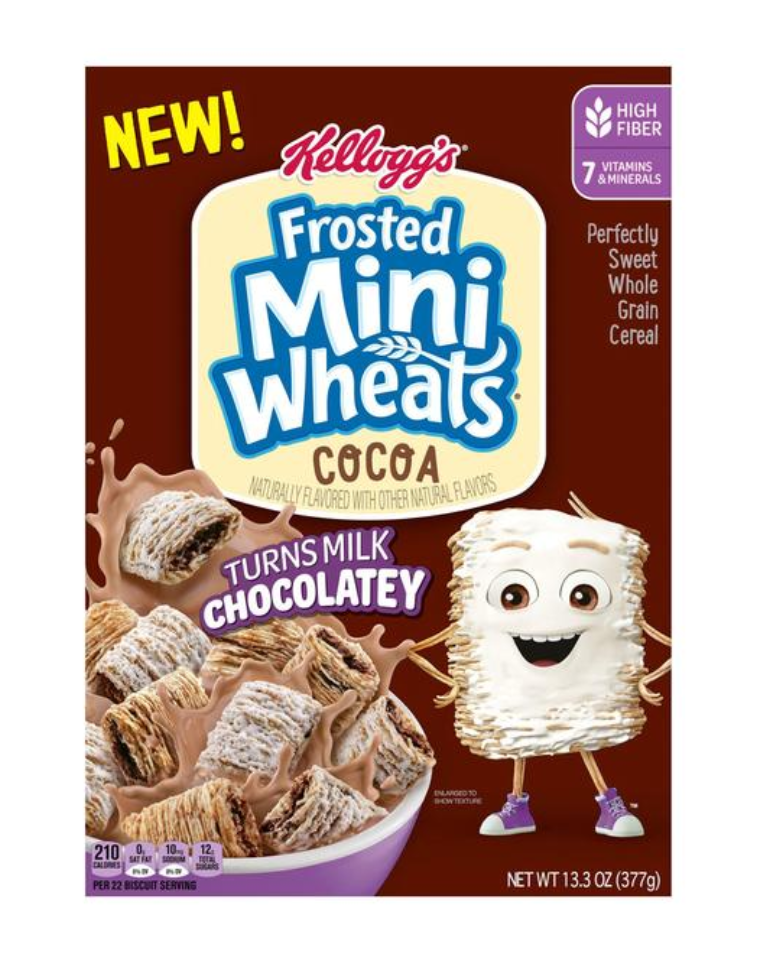 Kellogg's Frosted Mini Wheats Cocoa 13.3oz
