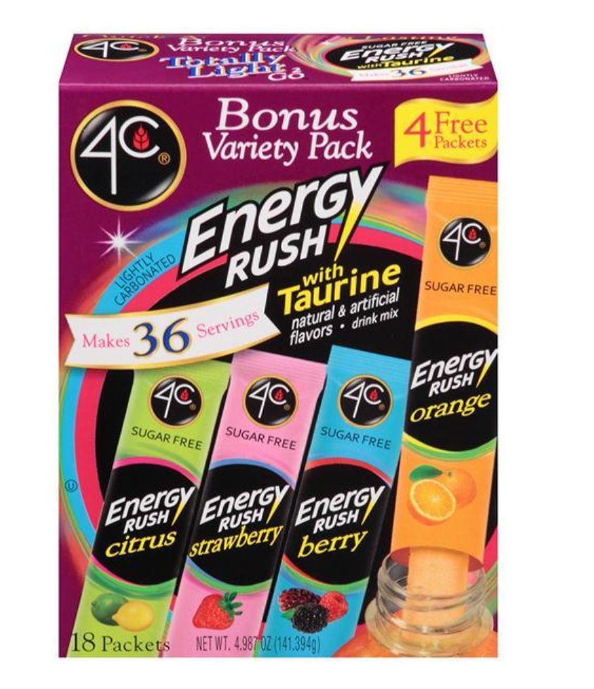 4C Energy Rush Stix Variety Pack 18ct