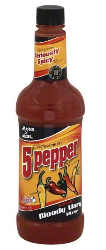 Master of Mixes 5 Pepper Bloody Mary Mix 33.8oz